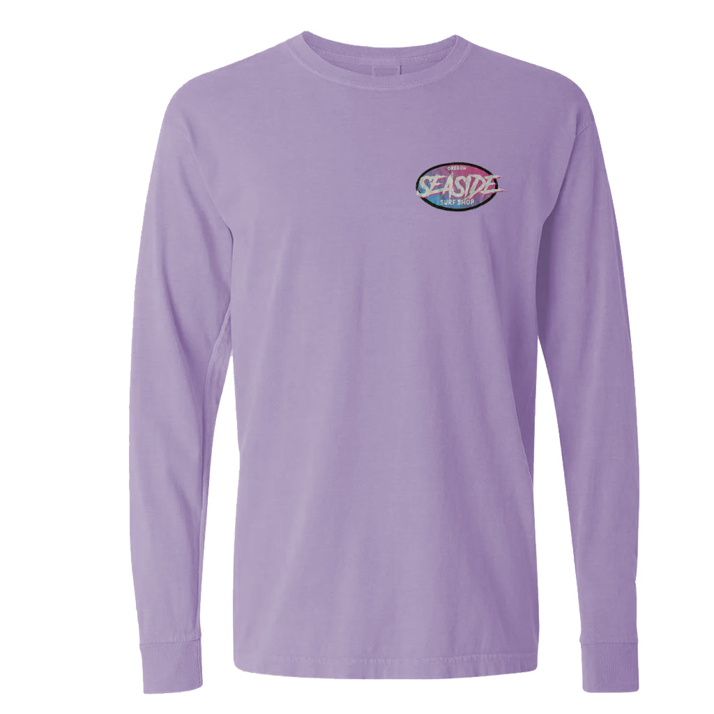 Seaside Surf Shop Seaside Rager Garment Dyed L/S Tee - Wister