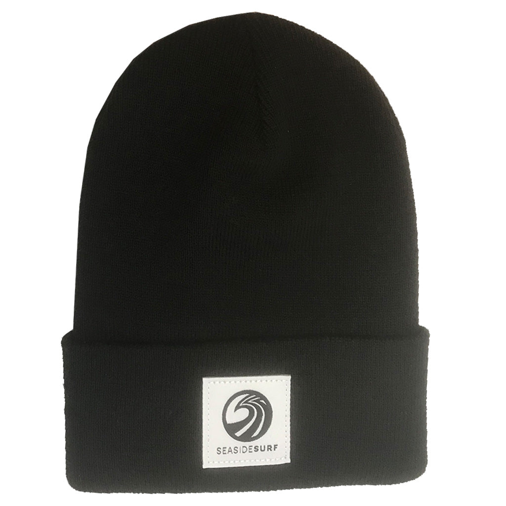 Seaside Surf Shop Wave Patch Logo  Beanie - Staple/Assorted Colors