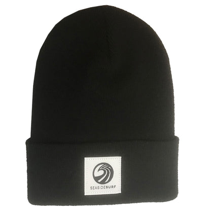 Seaside Surf Shop Wave Patch Logo  Beanie - Staple/Assorted Colors
