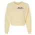 Seaside Surf Shop Womens Raglan Pullover Crew Neck - French Vanilla