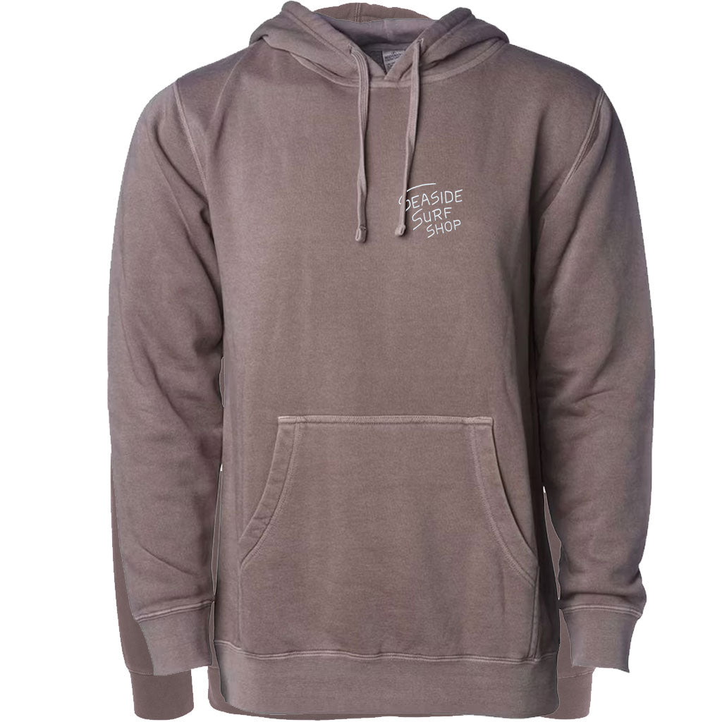 Seaside Surf Shop x Drift Awake - Local Artist Series Pullover Hooded Sweatshirt - Pigment Clay