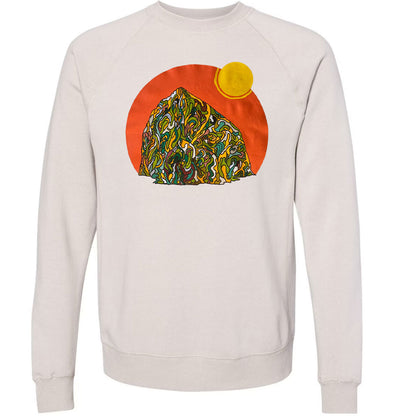 Seaside Surf Shop x Maya Sacks - Local Artist Series Haystack Crew Sweatshirt - Unisex - Heather Stone