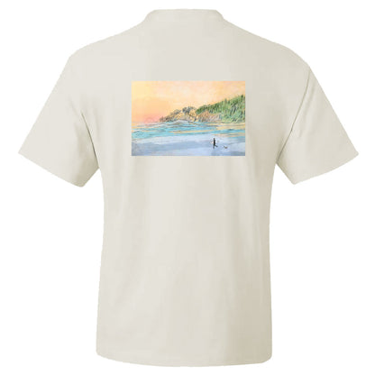 Seaside Surf Shop x Maya Sacks - Local Artist Series Oswald S/S Mens Tee - Bone