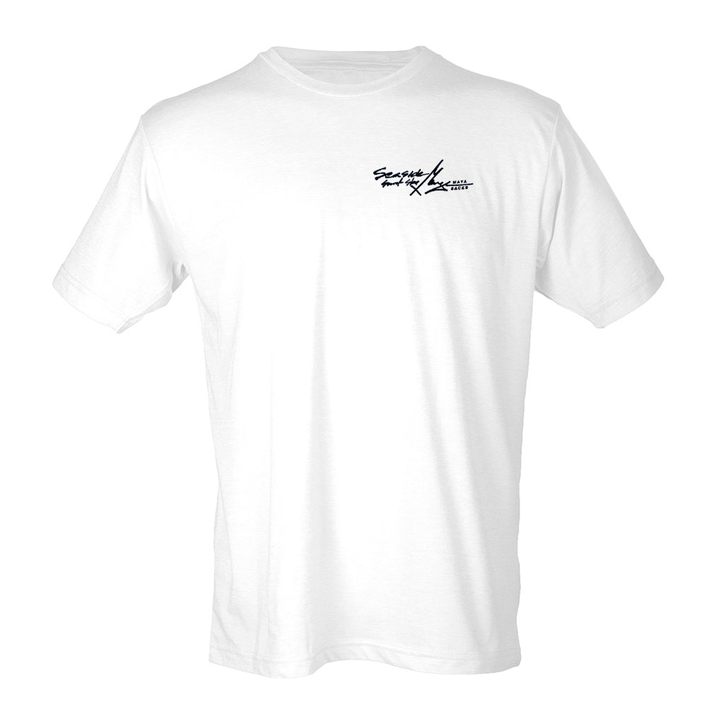Seaside Surf Shop x Maya Sacks - Local Artist Series Oswald S/S Mens Tee - White