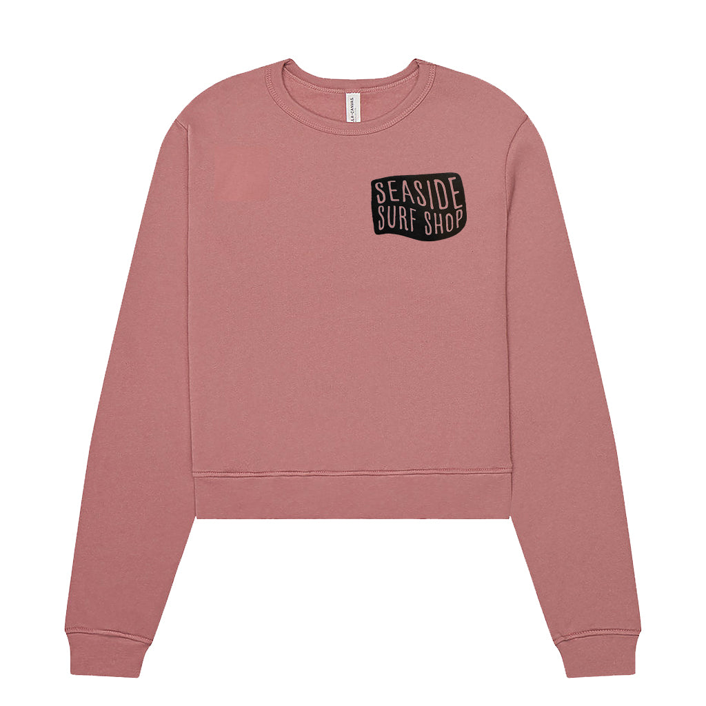 Seaside Surf x Drea Frost - Local Artist Series Womens Crew - Mauve