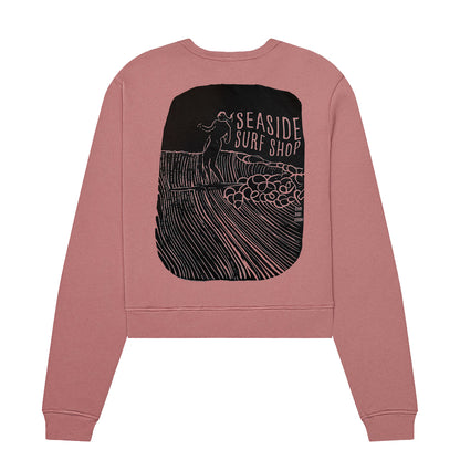 Seaside Surf x Drea Frost - Local Artist Series Womens Crew - Mauve