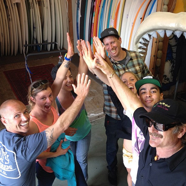 Picture of the Crew at Seaside Surf Shop back in the day