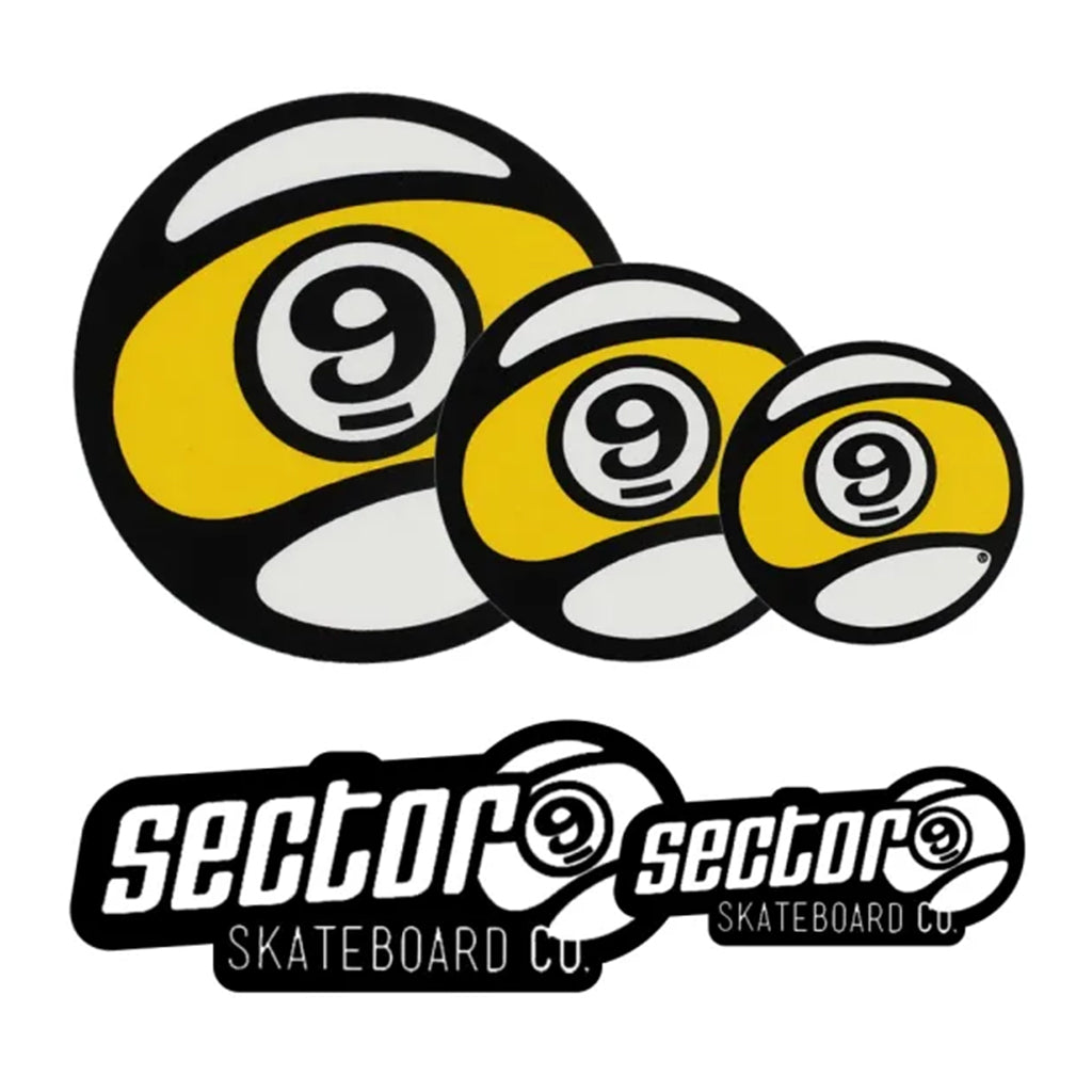 Sector 9 Skate Assorted Sticker Pack