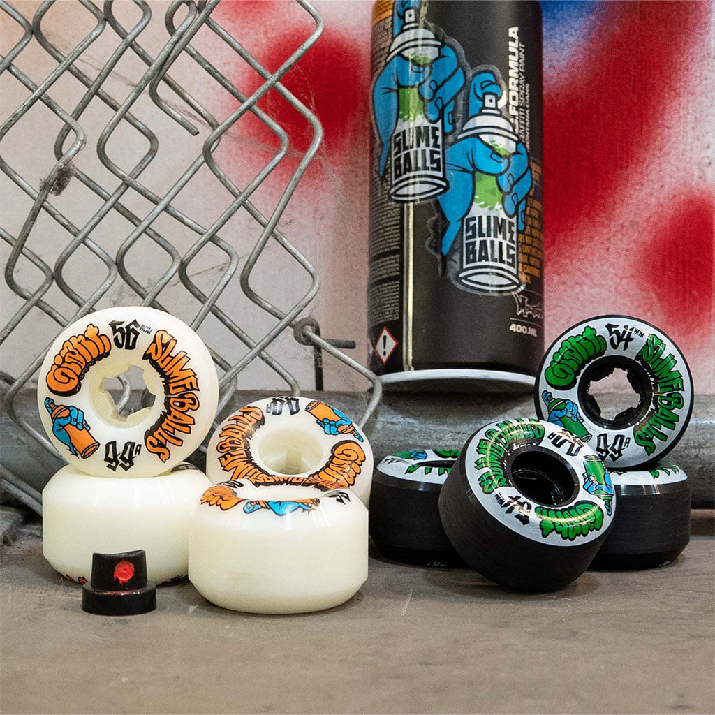 Slime Balls Wheels 56mm Mike Giant Speed Balls White 99a - White