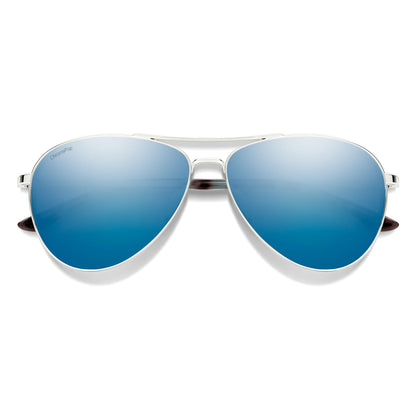Smith Optics Langley 2 | SilverChromaPop Polarized Blue Mirror