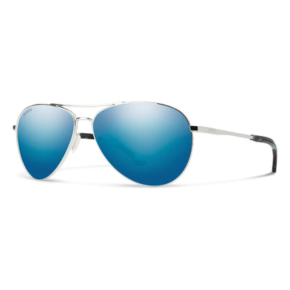 Smith Optics Langley 2 | SilverChromaPop Polarized Blue Mirror