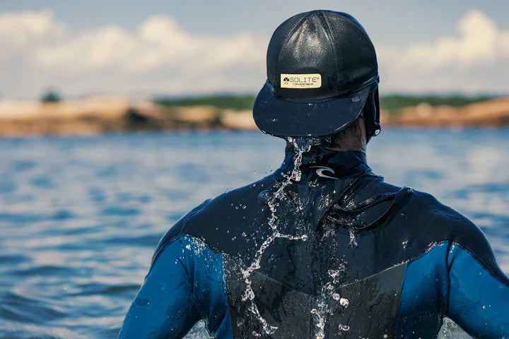 Solite Convertible Watersports Hat - Black