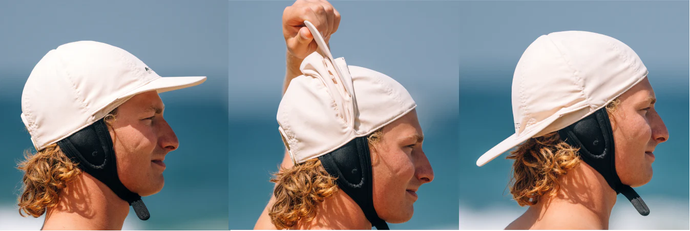 Solite Convertible Watersports Hat - Black