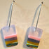 Surf Gems Sustainable Earrings - Clear/Pink/Purple/Pink/Acid