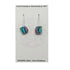 Surf Gems Sustainable Earrings - Red/Blue/Green