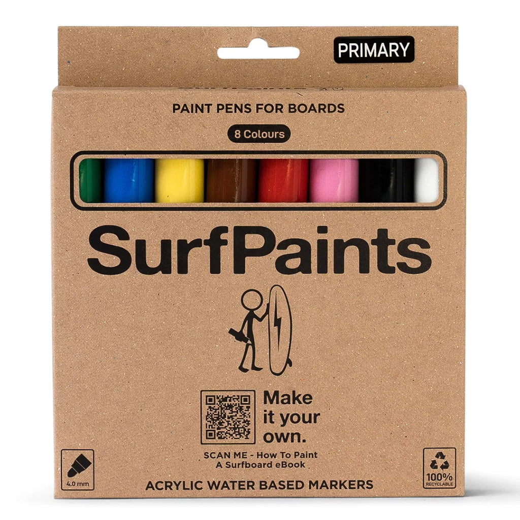 SurfPaints Surfboard Paint Pens - Primary Set