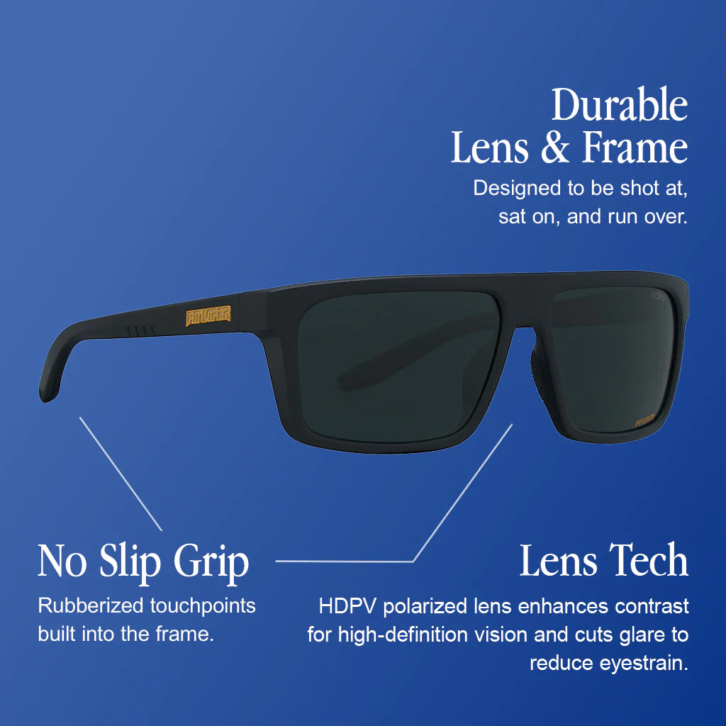 Pit Viper Sunglasses - The Seatort Turboshaft - HDPV Blue Polarized Purple