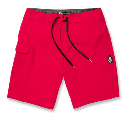 Volcom Lido Solid Mod 20 Boardshort - Ribbon Red