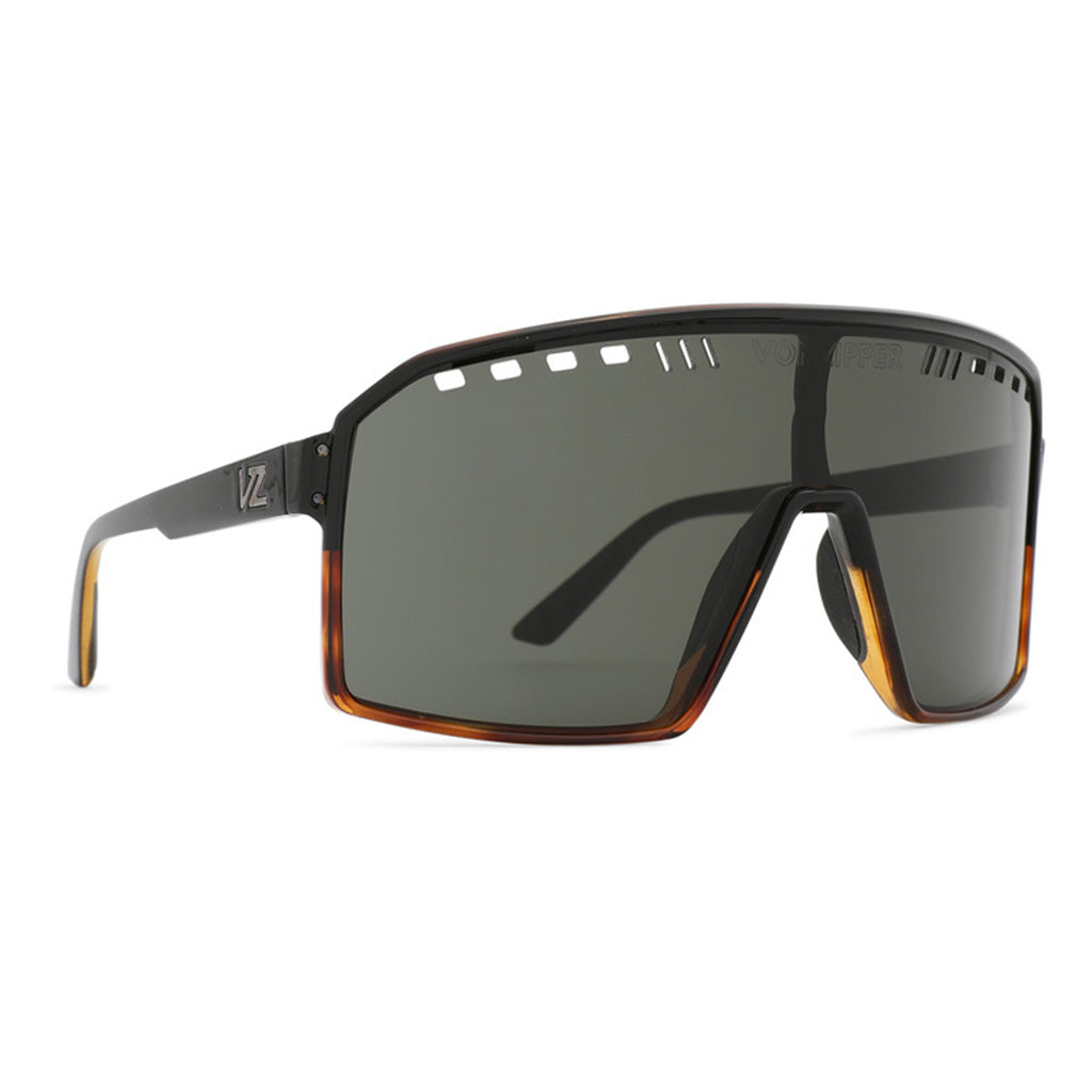 Von Zipper Super Rad Sunglasses - Hardline Black Tort/Vintage Grey