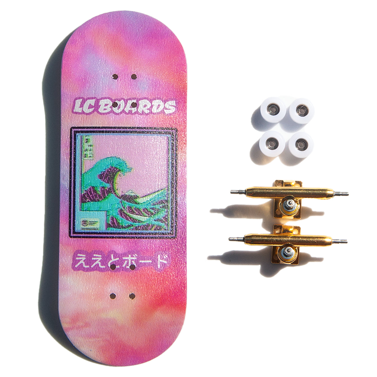 LC Boards 98x34 Complete Fingerboard – Wave Graphic