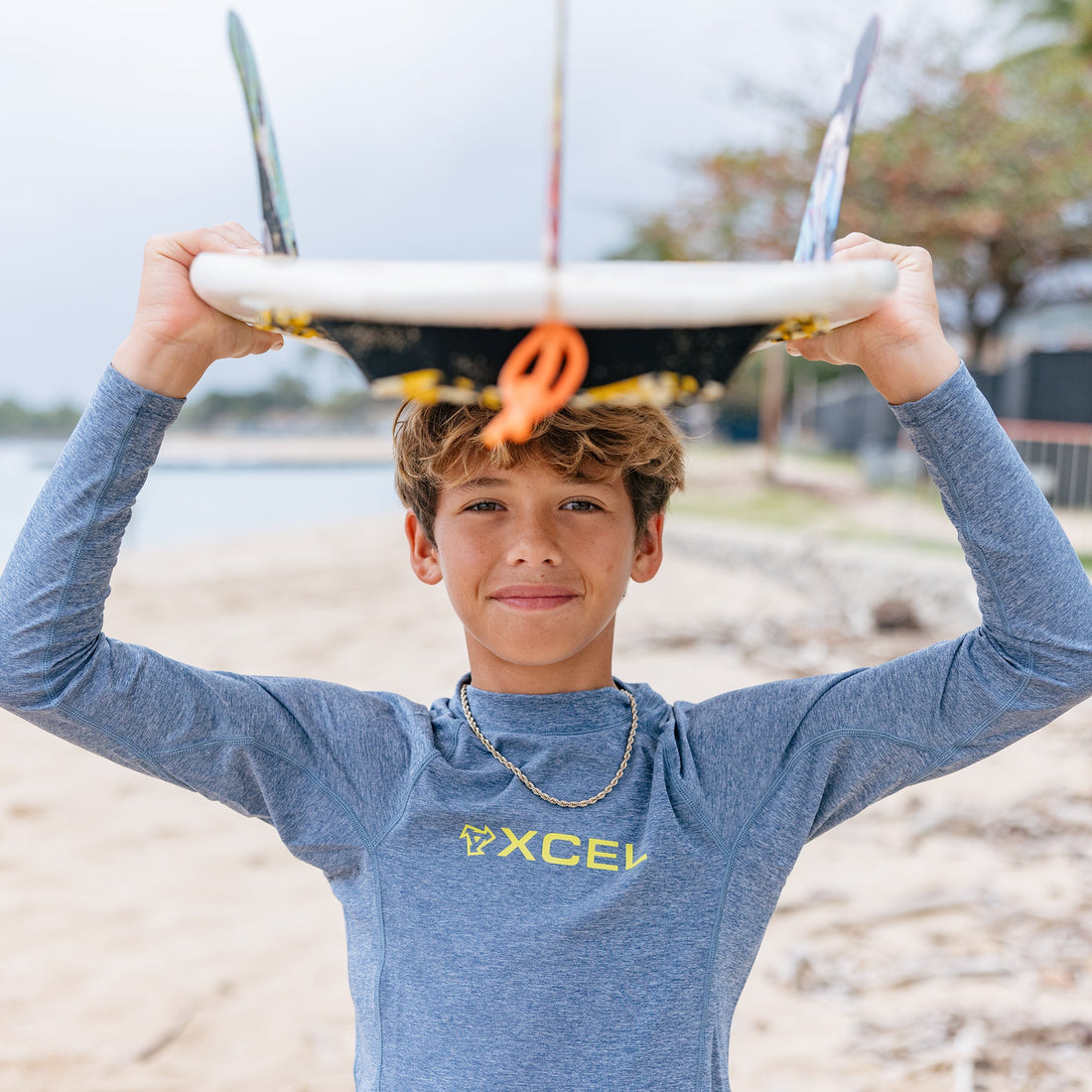 Youth Premium Stretch Long Sleeve Performance Fit UV Top