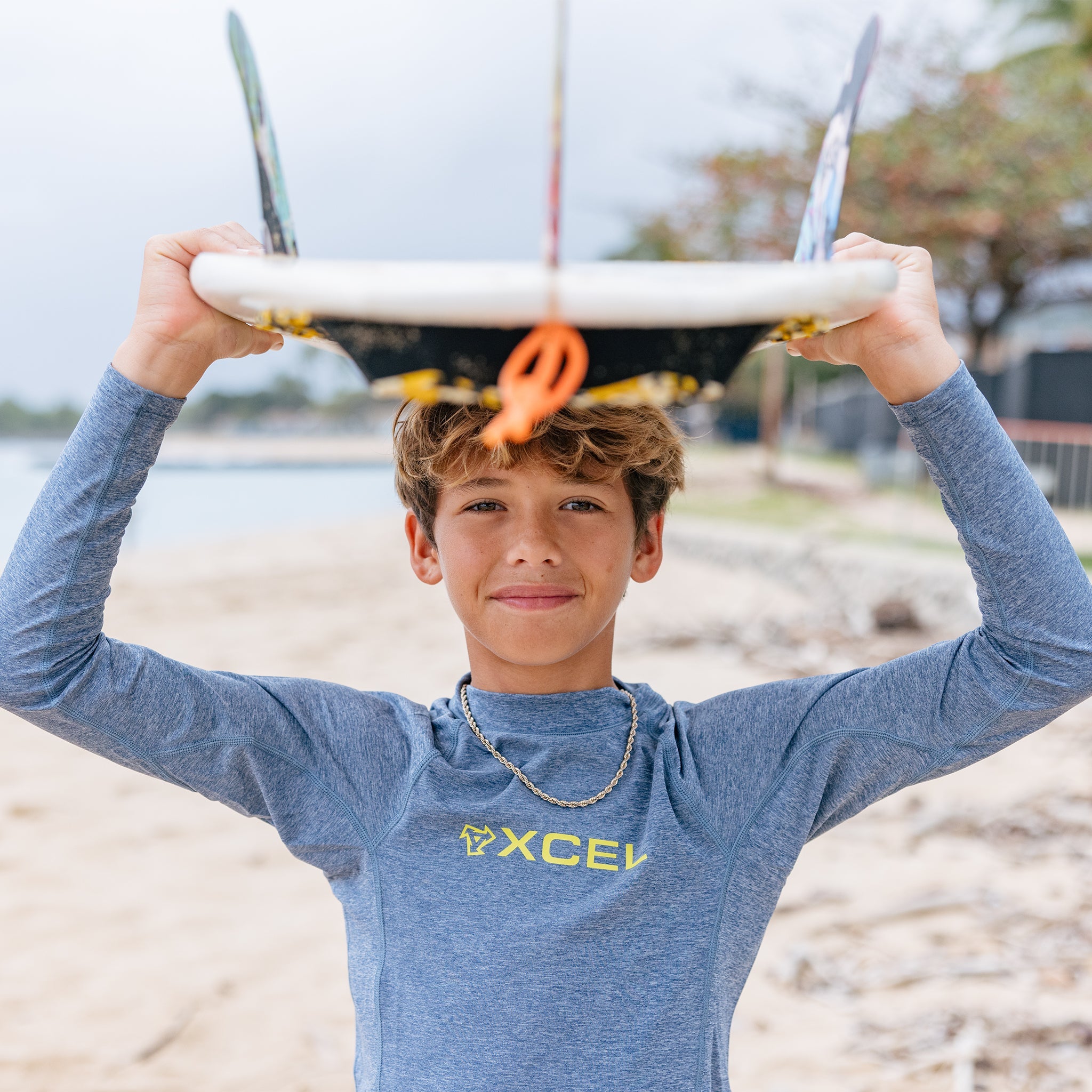 Youth Premium Stretch Long Sleeve Performance Fit UV Top