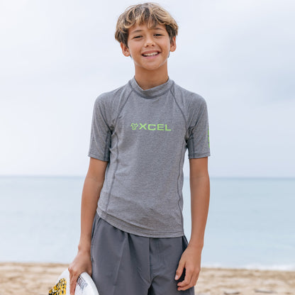 Youth Premium Stretch Short Sleeve Performance Fit UV Top