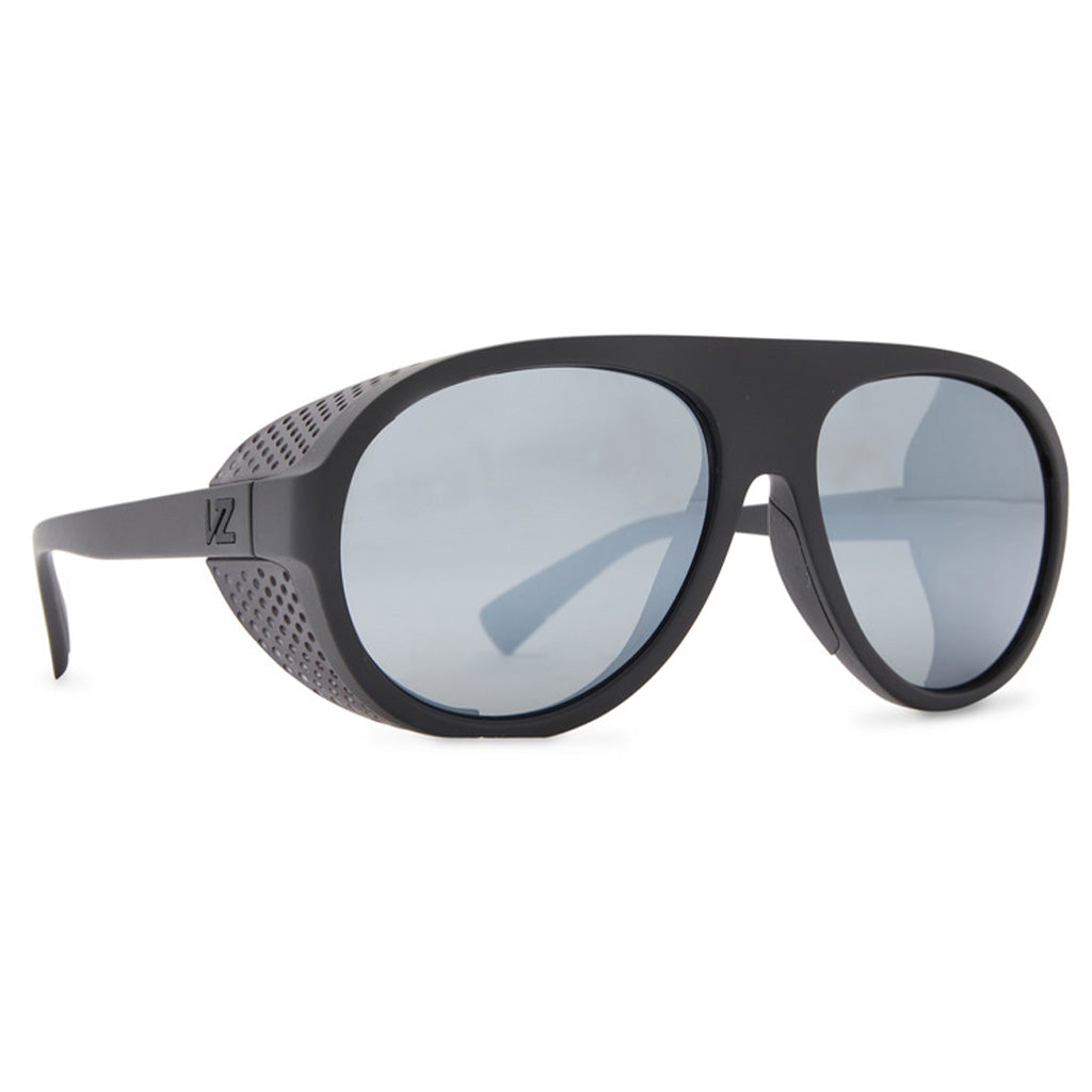 Von Zipper Esker Sunglasses - Black Gloss/Silver Chrome - Seaside Surf Shop 