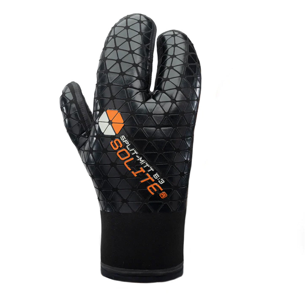 Solite Gloves 5:3mm Split Mitt - 2023/Black - Seaside Surf Shop 