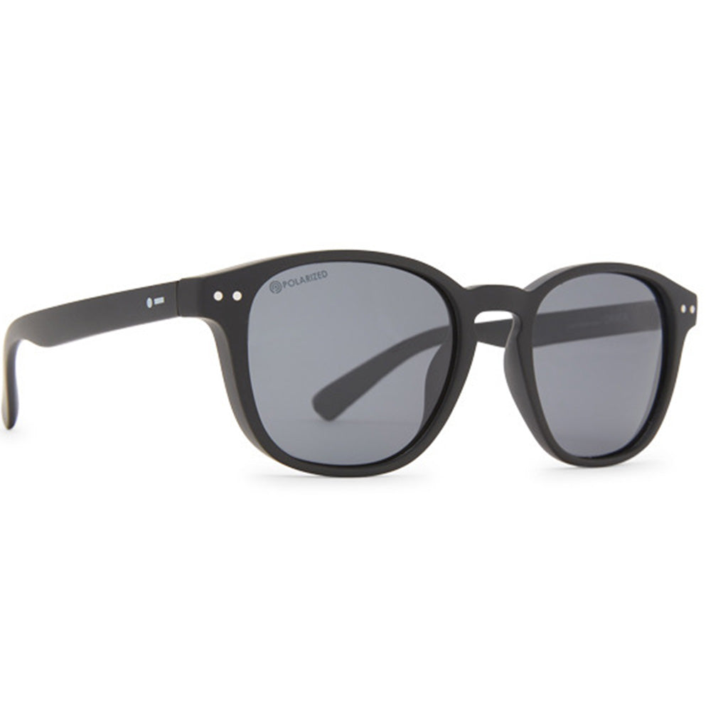 Dot Dash Sunglasses Driver-Black Satin/Grey Polarized - Seaside Surf Shop 
