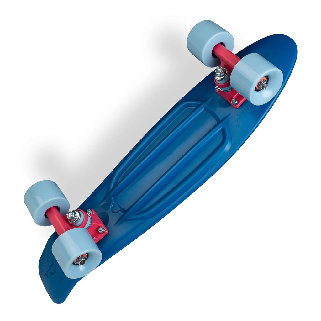 Penny Skateboards Coral Sea Complete - 22&quot; Deep Blue/Red/Blue - Seaside Surf Shop 