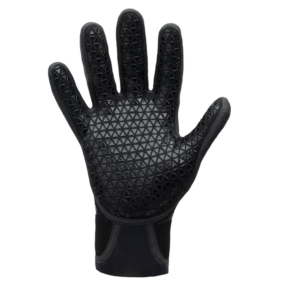 Solite Gloves 3:2mm Gauntlet 5 Finger - 2023/Black - Seaside Surf Shop 