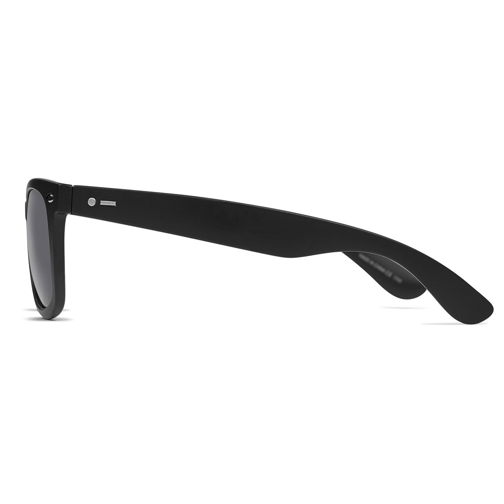 Dot Dash Plimsoul Sunglasses - Black Satin/Gray Polarized - Seaside Surf Shop 