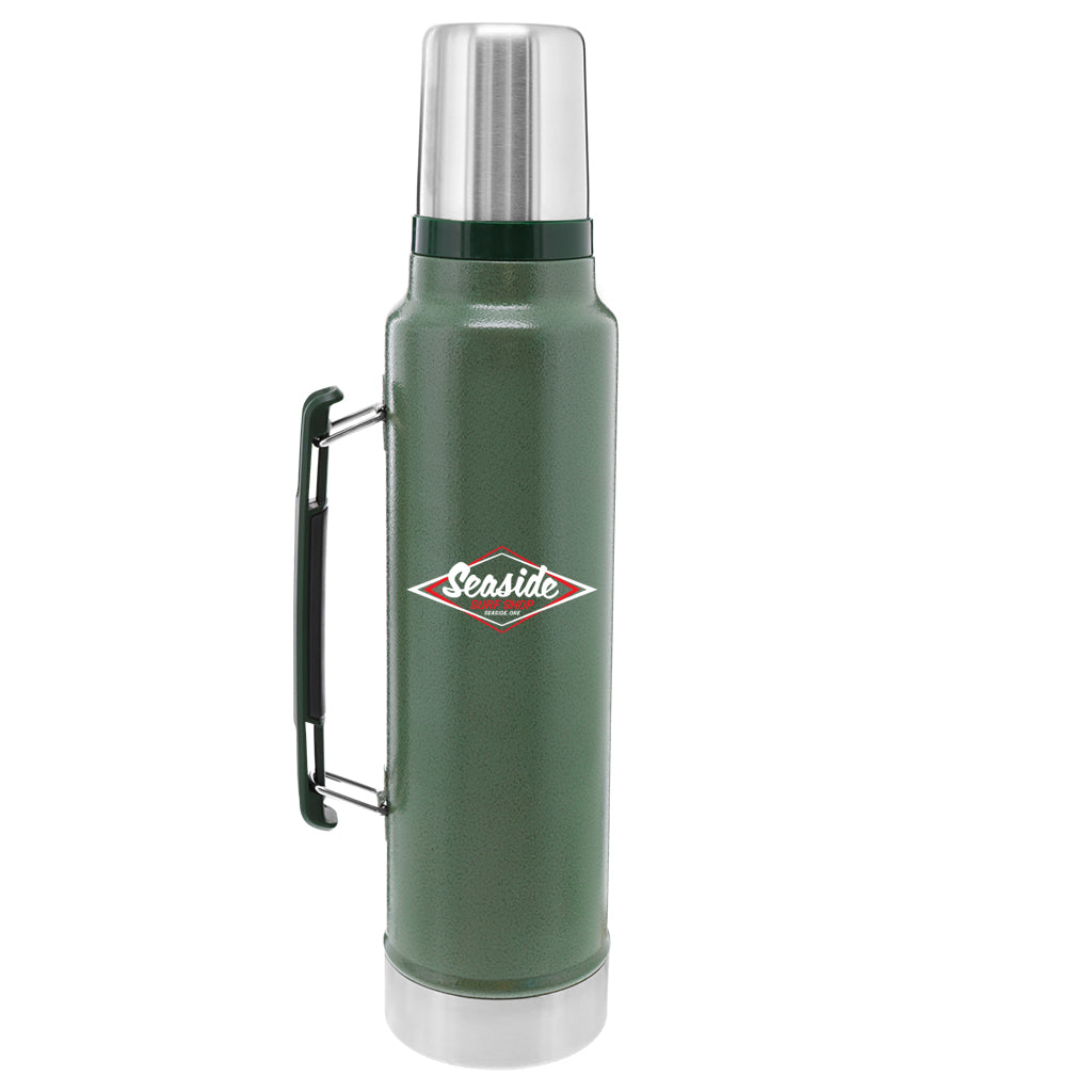 Seaside Surf x Stanley Vacuum Insulated 1.5 Qt Classic Thermos - Hammertone Green - Seaside Surf Shop 