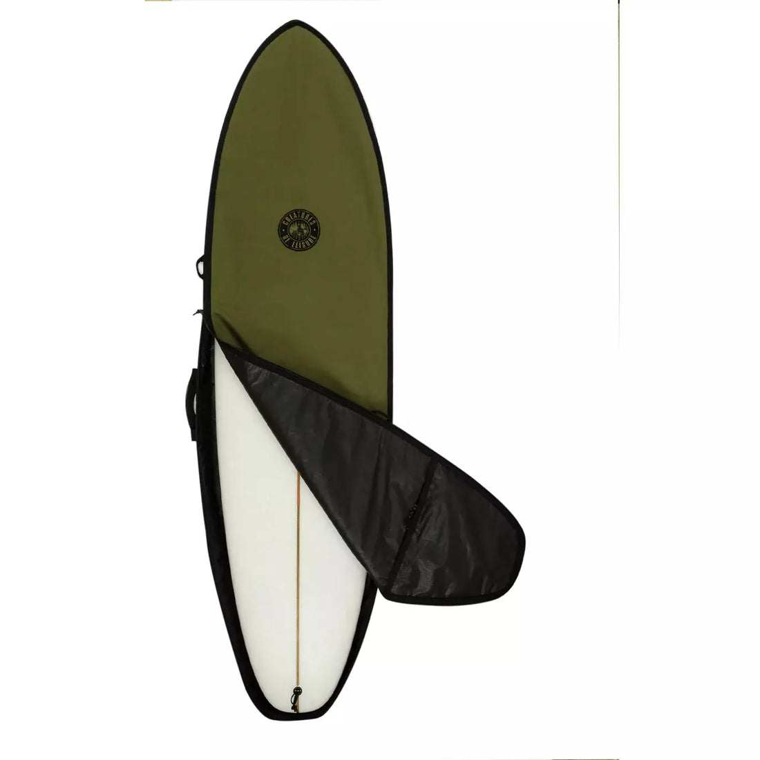 Creatures of Leisure Hardware Mid Length Use Board Bag - Military Black - Seaside Surf Shop 