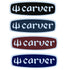 Carver Skateboards Logo Text Sticker - 4x1.5" - Seaside Surf Shop 