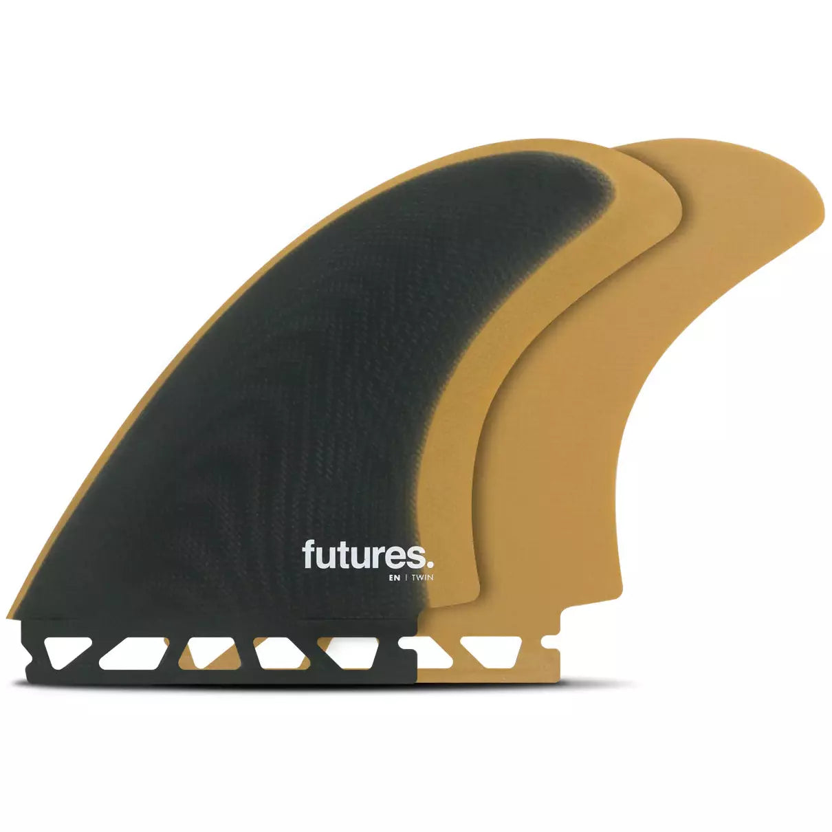 Futures Fins - EN Fiberglass Twin Set - Slate/Ochre - Seaside Surf Shop 