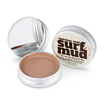 Surfmud - Natural Zinc Tinted Covering Cream Sunblock - 45g/1.5oz Tin - Seaside Surf Shop