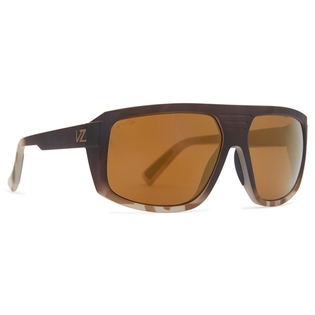 Von Zipper Quazzi Sunglasses - Leopardshark/Bronze Polarized - Seaside Surf Shop 