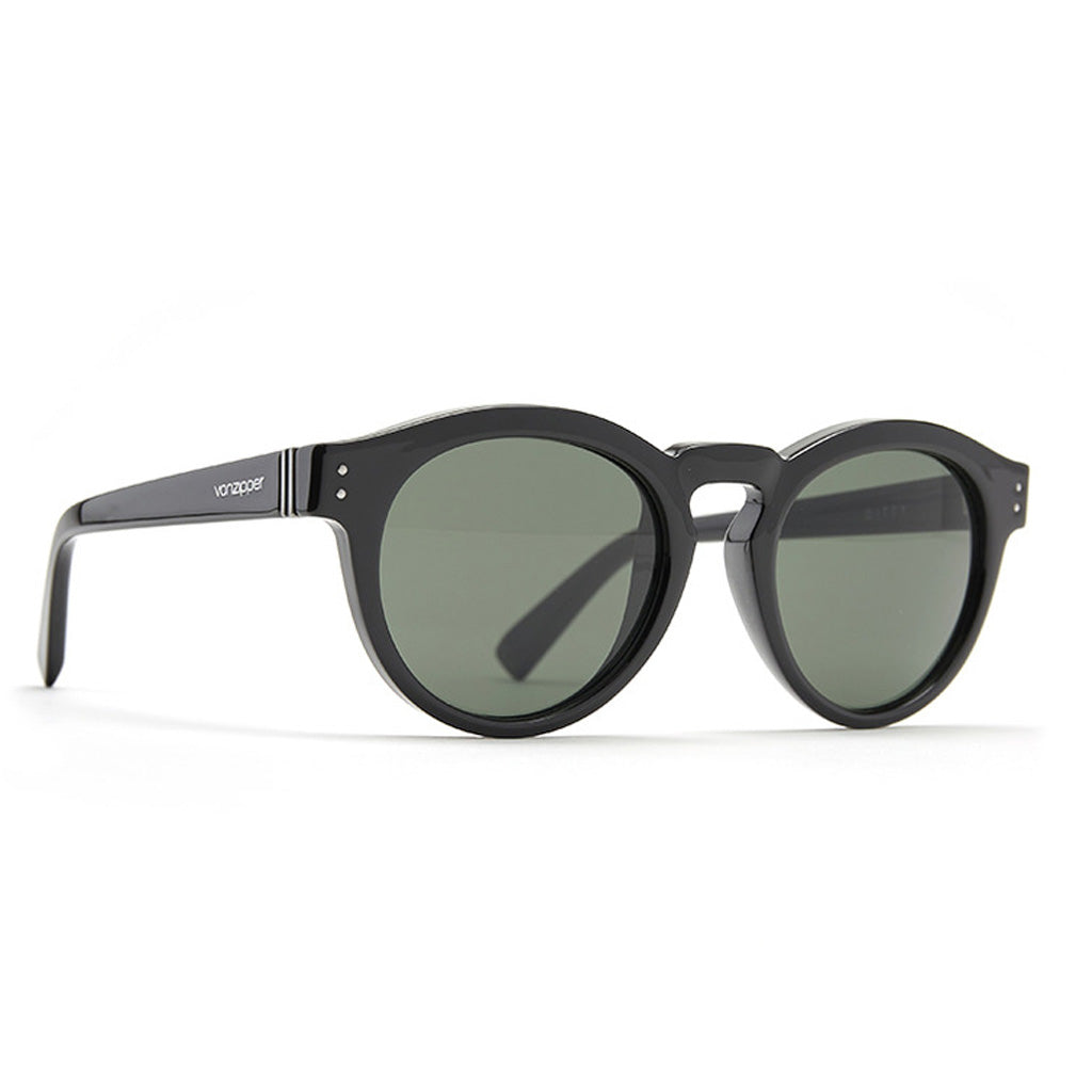 Von Zipper Ditty Sunglasses - Black Gloss/Vintage Grey - Seaside Surf Shop 