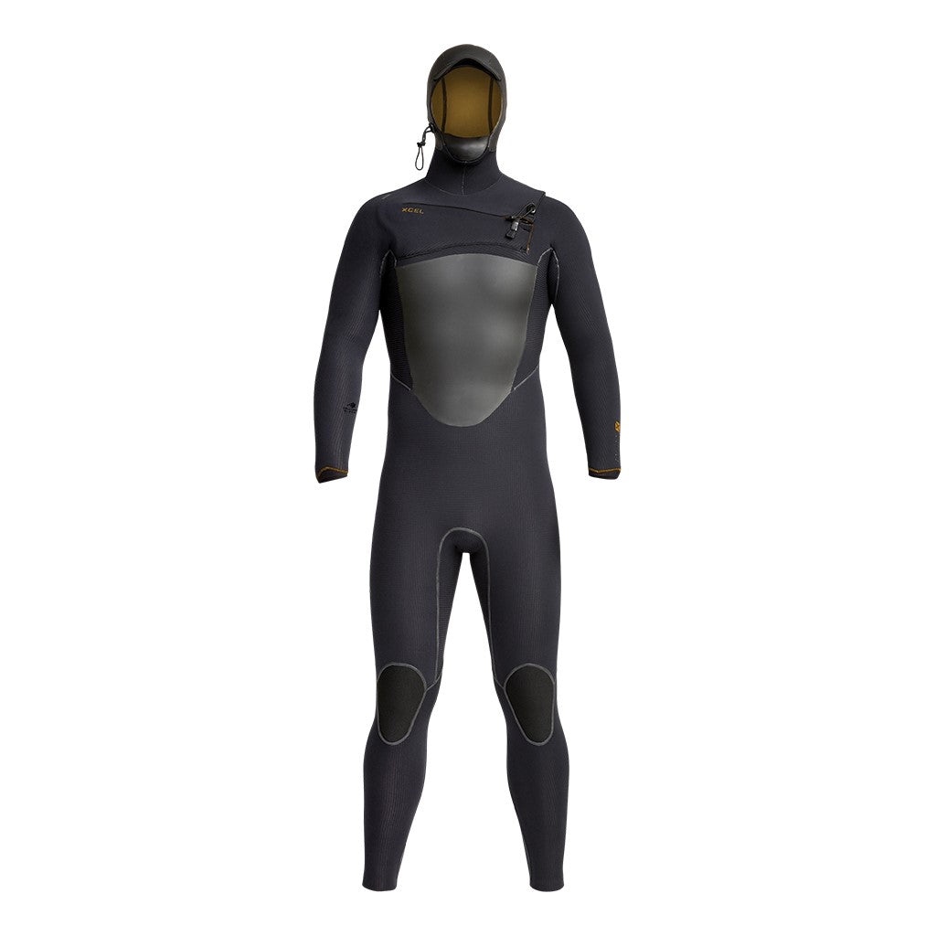 Xcel Drylock-X Men's 5/4mm Hooded Wetsuit - Black - 2021/22 - Seaside Surf Shop 
