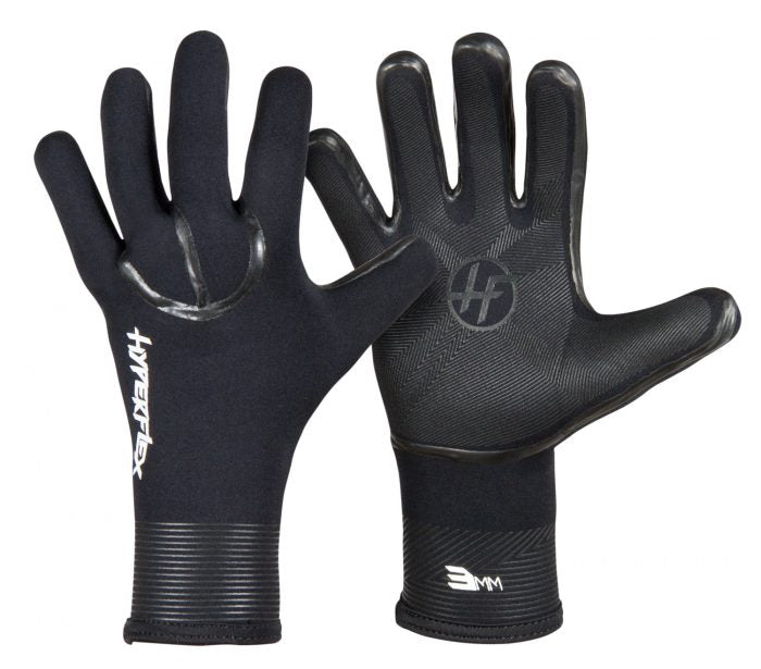 Hyperflex Pro Series 3mm Five Finger Glove - Black - Seaside Surf Shop 
