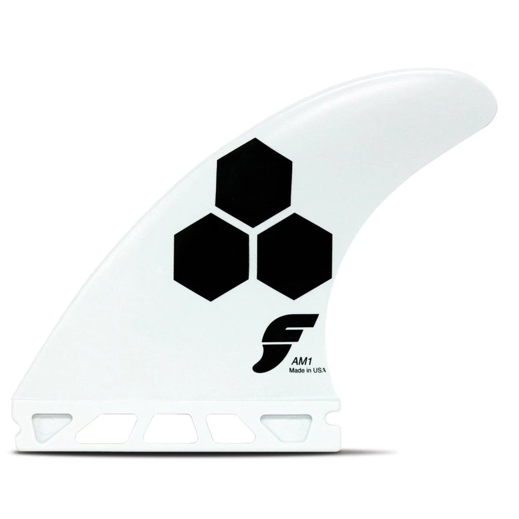 Futures Fins - AM1 Thermotech Thruster Set - White - Seaside Surf Shop 