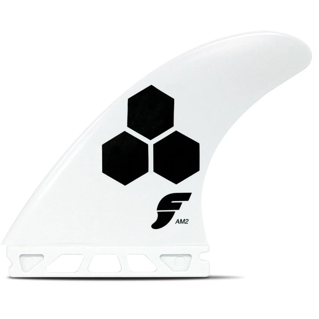 Futures Fins - AM2 Thermotech Thruster Set - White - Seaside Surf Shop 