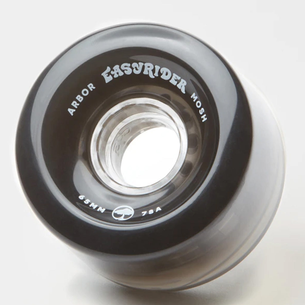Arbor 65mm Mosh Skateboard Wheels - Ghost Black