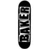 Baker Skate Logo Skateboard 8.25" Deck - Black
