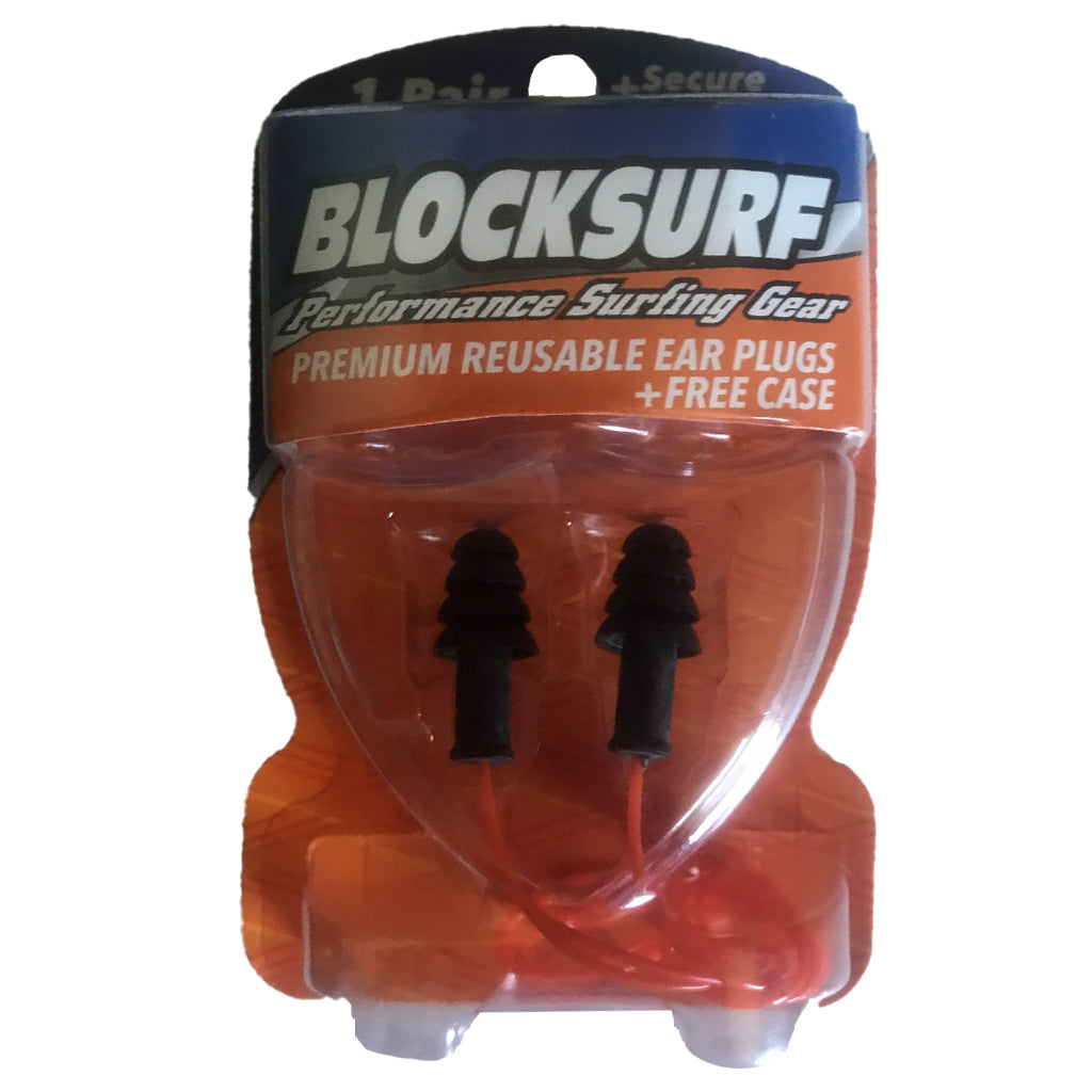Blocksurf Premium Reusable Surfing Earplugs