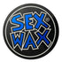 Sex Wax Circle Die Cut 2" Stickers - Blue - Seaside Surf Shop 