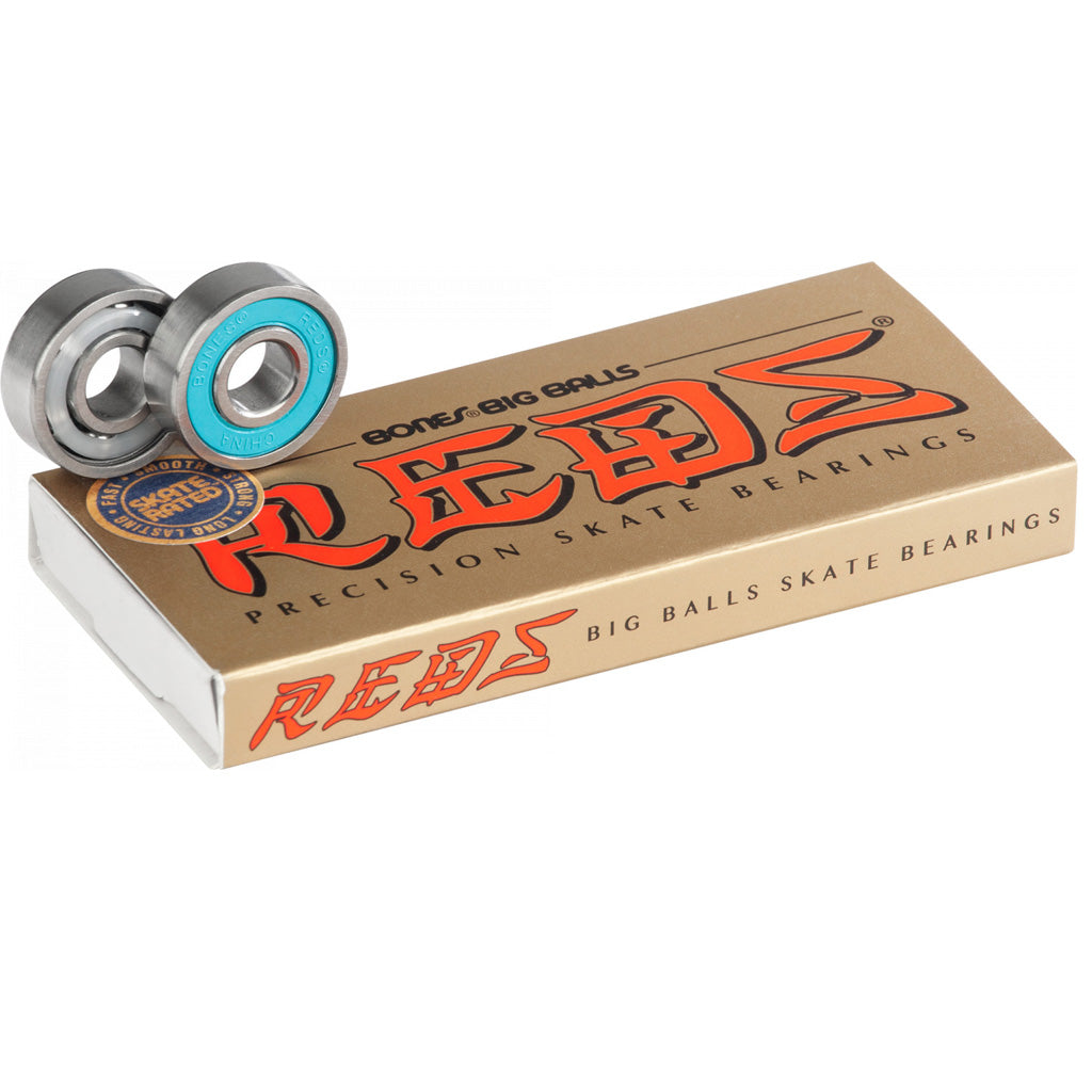Bones Big Balls Reds Skateboard Bearings 8-Pack