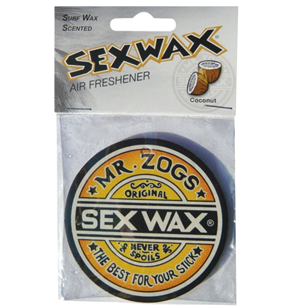 Mr. Zog's Sex Wax Air Freshener - 5.5" Coconut - Seaside Surf Shop 